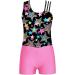 MSemis Girls Gymnastics Leotard Set with Booty Shorts - Starry Black (Size 6 Years) - Buy Online on GoSupps.com