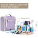Women's Large Travel Hanging Toiletry Wash Bag Organizer - Light Purple Cosmetic & Makeup Case - Buy Online on GoSupps.com