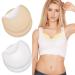 4 pieces of castor oil wrap reusable castor oil pack organic castor oil pack kit castor oil pack for liver detoxification neck relaxation constipation muscle pain (white + khaki)
