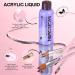 Morovan Acrylic Nail Set Starter Kit - Complete 3 Color Acrylic Powder & Brushes for Beginners - Professional Multicolored Nail Art - Buy Online on GoSupps.com