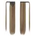 Caramel Brown Mixed Ash Blonde 70cm Synthetic Ponytail Hair Extension Braid for Women & Girls - Smooth & Long | 1 Pack - Buy Online on GoSupps.com