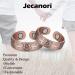 Jecanori Lymphatic Drainage Magnetic Ring for Arthritis Pain Relief - Vintage Flower Design - Buy Online on GoSupps.com