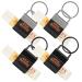 Chapstick Holder 4-Pack with Key Ring - Portable Lip Balm Holder Keychain for Lipstick, Balm & Gloss - Buy Online on GoSupps.com