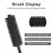 Wild Boar Bristle Hair Brush - Mini Round Blow-Dry Roller with Wooden Handle | Curling & Beard Brush for Men & Women - Buy Online on GoSupps.com