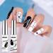 Vtrem 6 Colors Chrome Platinum Glitter Gel Nail Polish White Orange Gel Polish Kit Nail Rhinestones Matrix Gel Nail Polish Home DIY Manicure Nail - Buy Online on GoSupps.com