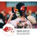 Japanese Hair Clip for Women | Kimono Tassel Hairpin & Tsumami Flower Scrunchie - Red Rot | International Shipping Available - Buy Online on GoSupps.com