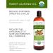 Velona USDA Certified Organic Sweet Almond Oil - 4 oz | 100% Pure Refined Cold Pressed Carrier Oil for Skin, Hair & Body Moisturizing - Buy Online on GoSupps.com