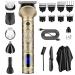 Beard Trimmer Kit for Men - Professional 6 in 1 Hair Clipper Trimmer Cordless Multi Groomer Mens Grooming Kit for Beard Face Body Nose Hair Facial Electric Razor as Gifts for Him Bronze
