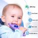 Scuwtocn Silicone Teether Toys | Remote Control Shape | Baby Teething Toy 6-12 Months | Textured & Flexible | Gum Soothing & Sensory | Purple - Buy Online on GoSupps.com