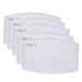 Trimming Shop PM2.5 Activated Carbon Filters Replaceable Protective Mouth Filter Paper for Face Mask Anti Haze Dustproof 5 Layers Filters for Outdoor & Indoor 5pcs