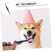 BESPORTBLE 3pcs Pet Double Toothbrush Puppy Teeth Brushes Cat Toothpaste Cat Toothbrushes Sharpened Nylon Blue 1 count (Pack of 1) - Buy Online on GoSupps.com