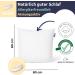 Clemens 2 Set Soft Down Pillow 80x80 cm - European Down & Feathers Ideal for Back & Belly Sleepers - Cozy 1000g Spring Pillow Set - Buy Online on GoSupps.com