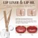 Double-Ended Lip Liner & Clear Lip Oil Set - Moisturizing High Shine Gloss & Nude Pink Liner for Plump Non-Sticky Lips | International Shipping - Buy Online on GoSupps.com