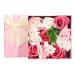 Flower Soap Exquisite Elegant Rose Flower Soap Safe for Valentine's Day for Women (Pink)