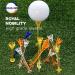 ENHUA Golf Plastic Tees 3 1/4 Inch - Durable Reusable Tees - 100-Mixcolor Bulk Pack - Buy Online on GoSupps.com