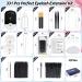 Beginner Lash Extension Kit | 0.07D Curl Mix 7-15mm Lashes | USB Lash Fan & Silicone Pad | Tweezers & Under Eye Gel Pad | Micro Brushes & Mascara Brush | Glue Ring Included | Black - Buy Online on GoSupps.com