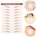 6 Feuilles d'Autocollants pour Sourcils Effet Poil Poil Imperm ables Autocollants de Maquillage pour Visage Kit de Faux Sourcils D coller pour Usage Quotidien et Retouches - Buy Online on GoSupps.com