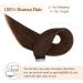 AGMITY Tape in Human Hair Extensions Darkest Brown 14 20pcs - Seamless Skin Weft Tape Ins - 40g Invisible Straight Real Human Hair - Buy Online on GoSupps.com