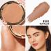 Oulac Satin Matt Bronzer - Highly Pigmented Vegan Face Makeup | Dual Purple Bronzing Powder & Blush (BS01 Soft Sand) - 8.5g - Cruelty-Free Natural Look International Shipping - Buy Online on GoSupps.com