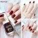 TBeautfave Burgundy Deep Red Nail Varnish Quick Dry & Long Lasting Nail Varnish Classic Nail Polish Non-Toxic Water Based Natural Nail Polish for DIY Nail Art No Need Cure CherryRed - Buy Online on GoSupps.com