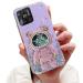 Tivenfezk Nadoli for Xiaomi Redmi 10c Treibsand B r Astronaut Hidden Stand Shell caricature glitter astronaut stand soft silicone bling cell phone case transparent protective cover xiaomi redmi 10c purple