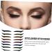 FOMIYES 72 Pairs Glitter Eyeliner Instant Eyelid Sticker Reusable Double Eyelid Tapes Miss Skin Patch Flash - Buy Online on GoSupps.com