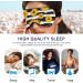 Haskirky Light Blocking Eye Mask for Deep Sleep | Adjustable, Breathable | Men and Women | Perfect for Travel, Yoga, Meditation - Buy Online on GoSupps.com