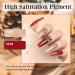 AZUREBEAUTY Dip Powder Nail Kit - Classic Malena Burgundy Red Glitter Dipping Powder Set - Buy Online on GoSupps.com