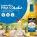 Syruvia Sugar-Free Pina Colada Syrup - 0 Calorie - Premium Flavoring Syrup for Tea Italian Sodas Beverages Desserts Ice Cream Cocktails & Mocktails - Kosher Gluten Free - 25.4 fl oz. - Buy Online on GoSupps.com
