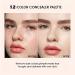 EXQST 3D Color Correcting Makeup Palette 12 Colors Cream Blush Palette Concealer Waterproof Long Lasting Cream Concealer Palette Kit - Buy Online on GoSupps.com