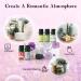 ASAKUKI Floral Essential Oils Set - Jasmine, Ylang Ylang, Rose, Lavender, Cherry Blossom, Gardenia - 10ml Premium Fragrance Oil for Aromatherapy, Hair Care, Candle & Soap Making - Buy Online on GoSupps.com
