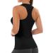 MathCat Women's Seamless Sleeveless Muscle Tank Top - Black, Small | Racerback Athletic Yoga Running Shirt - Buy Online on GoSupps.com