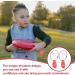 BESPORTBLE 2pcs Flying Disc Clips - Portable Outdoor Disc Holder & Carrier - Red Plastic Flying Disc Clamps for Easy Transport - Buy Online on GoSupps.com