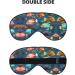 Submarine Reef Fish Eye Mask | Soft & Adjustable Sleep Mask for Men & Women | Comfortable Nighttime Wear - Buy Online on GoSupps.com