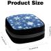 GIAPB Period Bag | Sanitary Napkin Storage & Makeup Pouch - Winter Snowflake Color4174 - Buy Online on GoSupps.com