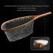 SlimFly Fly Fishing Landing Net - Soft Rubber Mesh Trout Net with Catch and Release Feature - Black Magnet/Square Head Design - Small Holes for Gentle Fish Handling - Buy Online on GoSupps.com