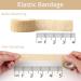 Skin Colour Elastic Self-Adhesive Bandage Wrap Set - 6pc 1 Inch First Aid Tape for Wrist, Ankle Sprains & Swelling - Buy Online on GoSupps.com