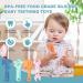 TYRY.HU BPA Free Silicone Teething Toys for Baby Training - 4pcs Baby Toothbrush Teether Chew Toy - Cooling Tools Shape Teether Relief Gift for Newborn - Buy Online on GoSupps.com
