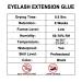 NXJ INFILILA Lash Glue | Extra Strong Eyelash Extension Adhesive - 0.5 Sec Dry Time 8 Weeks Retention Low Fume - 5ml - Buy Online on GoSupps.com