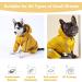 Fychuo Dog Raincoats Waterproof Small Dog Raincoat with Legs Breathable Puppy Raincoats with Reflective Strips & Hood Lightweight Windproof Jacket for Small Breeds Dogs (S Size) Yellow - Buy Online on GoSupps.com