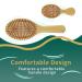 2Pcs Natural Bamboo Hair Brush Set for Thick/Thin/Curly Hair - MRD - Buy Online on GoSupps.com