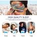 Rainbow Turtle Sleep Mask | Light Blocking Eye Cover for Sleep & Travel | Soft Adjustable Blindfold for Men & Women - Buy Online on GoSupps.com