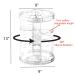 Cq acrylic 360 Degree Rotating Makeup Organizer - 4 Tier Adjustable Cosmetic Storage Display Case - Buy Online on GoSupps.com