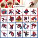 60PC Spiderman Temporary Tattoos for Kids - Cartoon Tattoos for Girls & Boys, Party Favors & Decorations - Buy Online on GoSupps.com