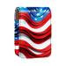 Lipstick Case Leather Lip Gloss Lipstick Organizer with Mirror Mini Lipstick Holder Bag 4th of July Flag Stripes B300x0xefk