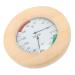 Kuuleeyn 2-in-1 Sauna Hygrothermographer - Wooden Wall-Mounted Thermometer & Hygrometer for Real-Time Monitoring - Buy Online on GoSupps.com