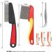 Flea Comb for Dogs and Cats - Stainless Steel Fine Long Teeth Flea Catcher - Tick Removal Tool and Lice Remover - Red Color - 6PCS - Buy Online on GoSupps.com