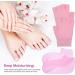 minkissy Moisturizing Gloves + Gel Spa Nursing Elastic Socks Washable Cotton Gloves Lotion Gloves Cloth Gloves for Moisturizing Dry Hands - Buy Online on GoSupps.com