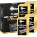 Teeth Whitening Strip - 56 Non-Sensitive Teeth Whitening Strips, Non-Slip Teeth Whitening Kit, Quick Results, Professional Teeth Whitening Products, Natural Coconut Flavor, 56 Strips (28 Count Pack) Black and Golden