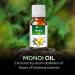 Monoi Oil - Pure Natural Infused Oil for DIY Skin Care & Hair Care | Stronger Shinier Hair - 15 ML - Buy Online on GoSupps.com